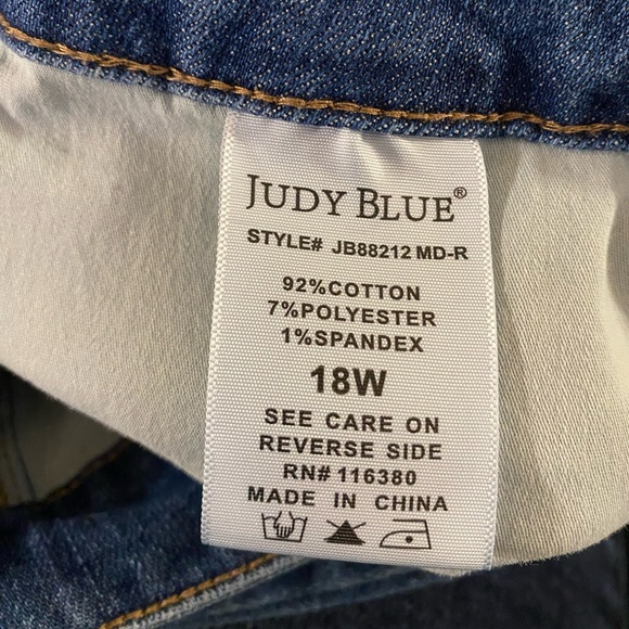 Judy Blue Skinny Fit Jeans Size 18W - Picture 3 of 7